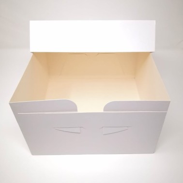 Set 25 scatole bianche per torta 33x33x15 cm - Sugarmania in vendita su Sugarmania.it