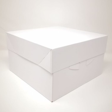 Set 25 scatole bianche per torta 20x20x15 cm - Sugarmania in vendita su Sugarmania.it