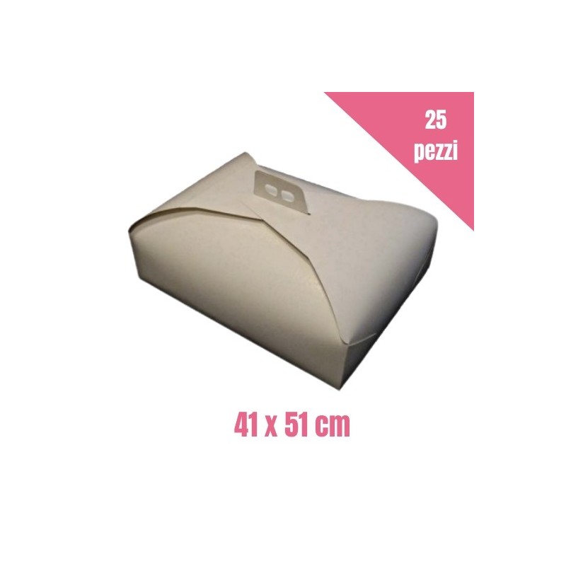 Set 25 scatole classiche per torta 41 x 51 cm - GR Cartotecnica in vendita su Sugarmania.it