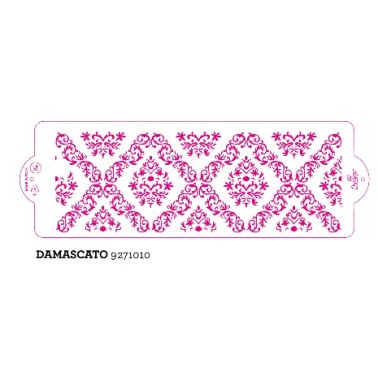 Stencil per torte Damascato Decora 10 X 30 cm - Decora in vendita su Sugarmania.it