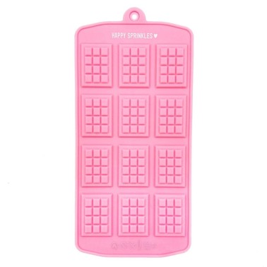 Stampo in silicone per cioccolatini Tablette Silikomart - Happy Sprinkles in vendita su Sugarmania.it