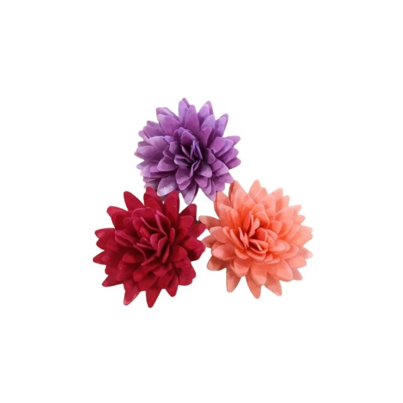 Aster mix colori 3 colori 18 pezzi fiori in cialda - Terezie Jirsova in vendita su Sugarmania.it
