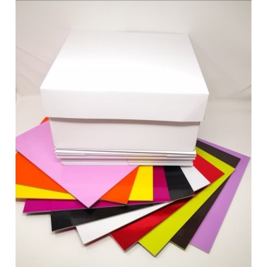 Offerta 10 scatole più 10 tavolette colorate 20 x 20  - Sugarmania in vendita su Sugarmania.it