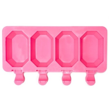 Stampo silicone cakesicle diamante 4 cavità - Happy Sprinkles in vendita su Sugarmania.it