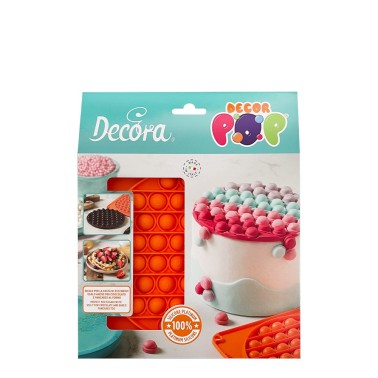 Stampo Pop It in silicone DecorPop cerchio -  in vendita su Sugarmania.it