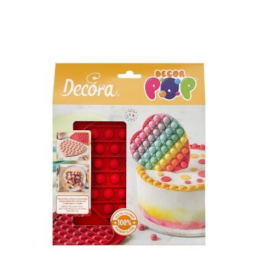 Stampo Pop It in silicone DecorPop quadrato -  in vendita su Sugarmania.it