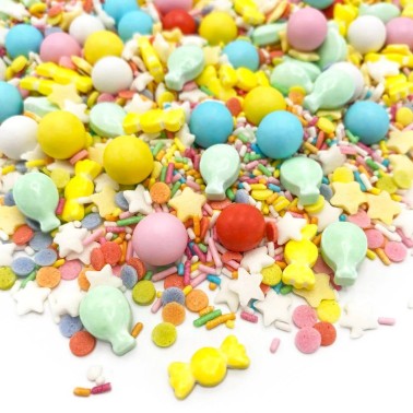 Happy Sprinkles Birthday Parade 180 g - Happy Sprinkles in vendita su Sugarmania.it