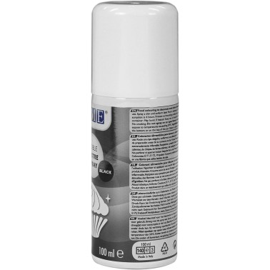 Spray alimentare nero metallizzato PME 100 ml - PME in vendita su Sugarmania.it