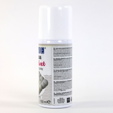 Spray Velvet burro di cacao bianco PME 100 ml - PME in vendita su Sugarmania.it