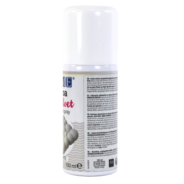 Spray Velvet burro di cacao bianco PME 100 ml - PME in vendita su Sugarmania.it