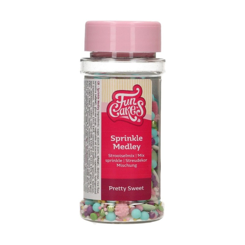 Sprinkle Pretty Sweet Medley 65 g FunCakes - Funcakes in vendita su Sugarmania.it