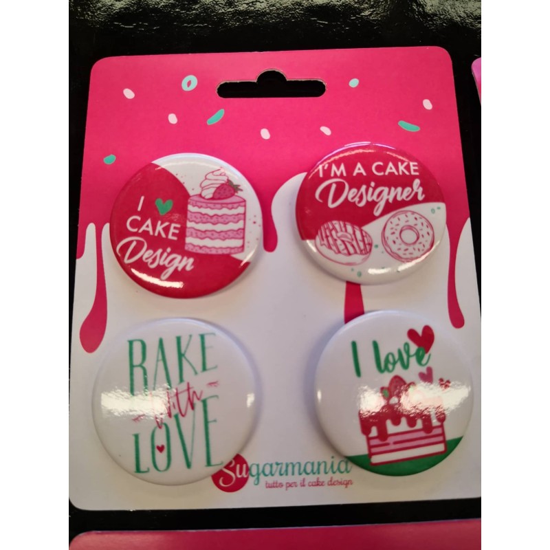 Set 4 spille Cake Design diametro 32 mm - Sugarmania in vendita su Sugarmania.it