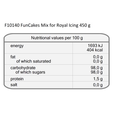 FunCakes Royal icing 450 g ghiaccia reale