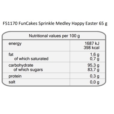 Sprinkle medley Buona Pasqua 65 g FunCakes