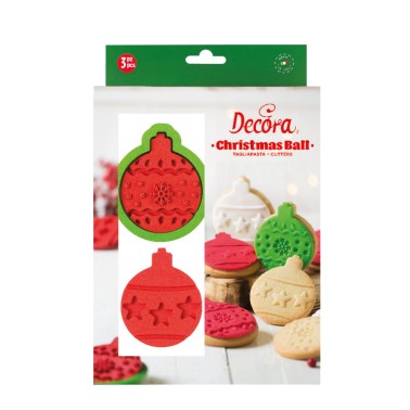 Řezy vánočních kuliček a nepropustnosti Decora