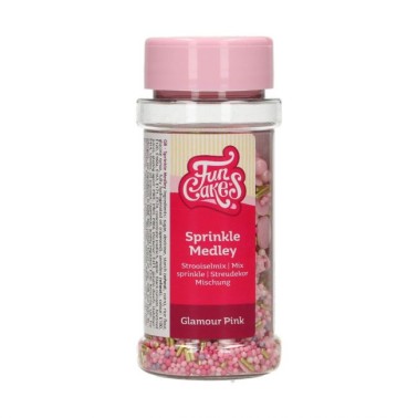 Sprinkle Glamour pink 65 g FunCakes