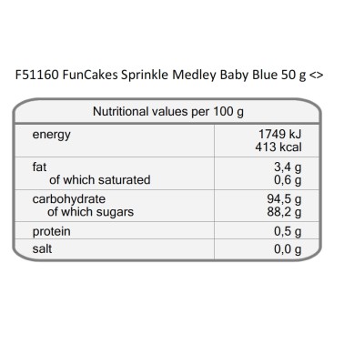 Sprinkle Baby Boy Medley 50 g FunCakes