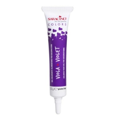 Colorante alimentare Gel color VIOLA 20 g Saracino