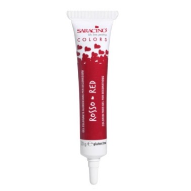 Dye alimentaire rouge 20 g gel Saracino