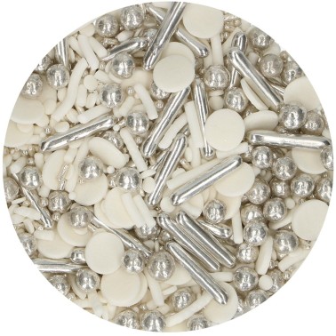 Sprinkle Silver Chic Medley 65 G Funcakes