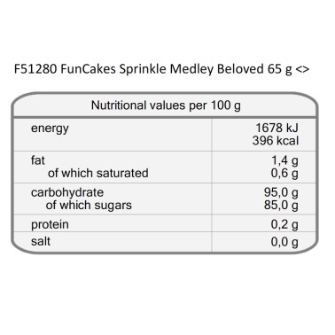 Sprinkles Beloved Medley 65 g FunCakes