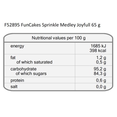 Sprinkle medley Joyfull 65 g FunCakes
