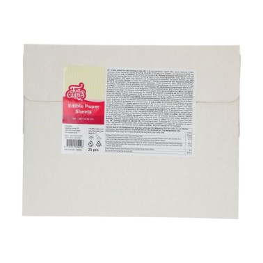 Set 25 feuilles de fibres de légumes A4 pour imprimante alimentaire 