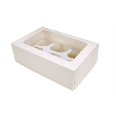 Dveřní box 6 Bílé košíčky