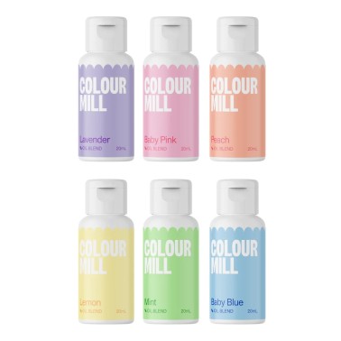  Colour Mill PASTEL SET 6 coloranti liposolubili