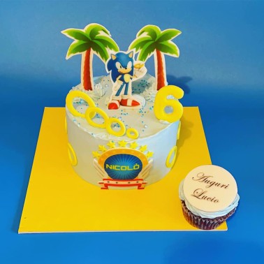 Oranžově žlutá tuhý čtvercový virtorard 30 cm