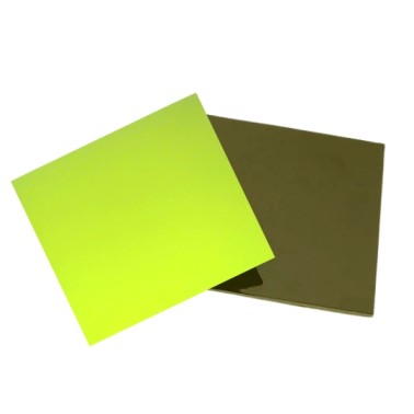 Tavoletta sottotorta quadrata rigida Verde acido-Marrone 20 cm