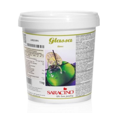 Glassa a specchio al lime Saracino 1 kg