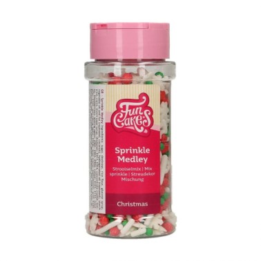 Sprinkle Medley Christmas 60 g Funcakes