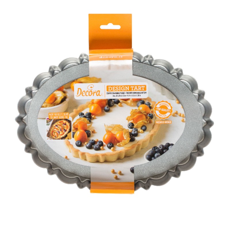 Teglia per crostata Design Tart ovale Decora