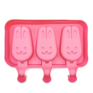 Stampo silicone cakesicle coniglio 3 cavità