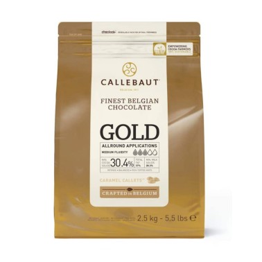 Cioccolato belga Gold Callebaut 2,5 kg