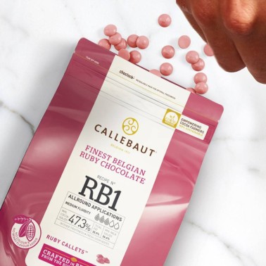 Cioccolato belga Ruby RB1 Callebaut 2,5 kg