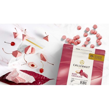 Cioccolato belga Ruby RB1 Callebaut 2,5 kg