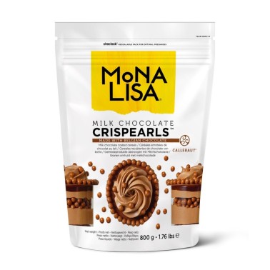 Mona Lisa Crispearls Callebaut cioccolato al latte 800g
