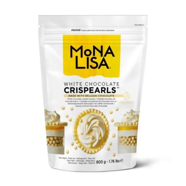 Mona Lisa Crispearls cioccolato bianco 800g