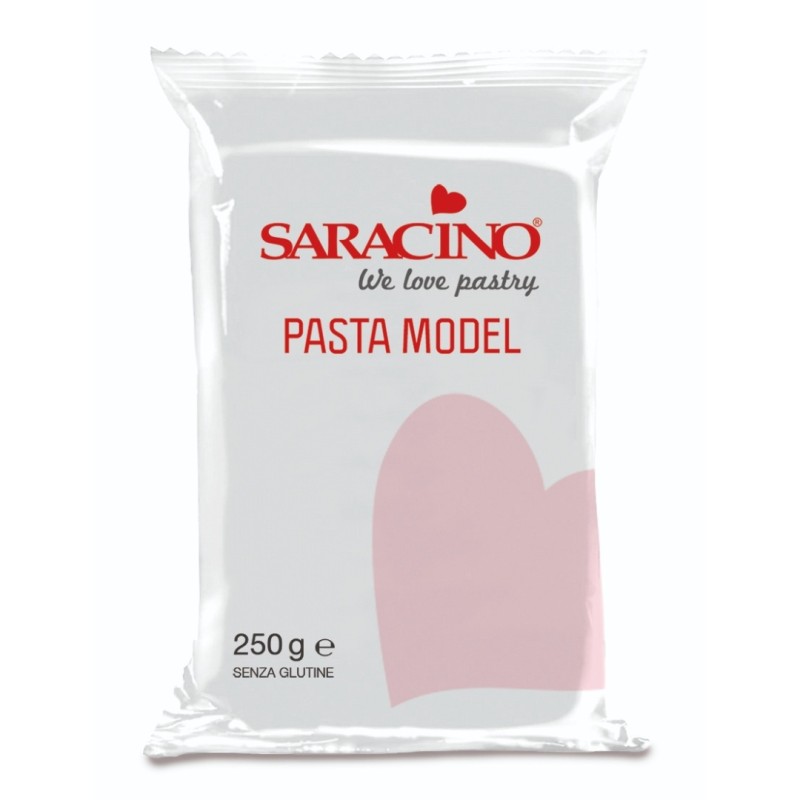 Pasta di zucchero rosa modellabile250 gr