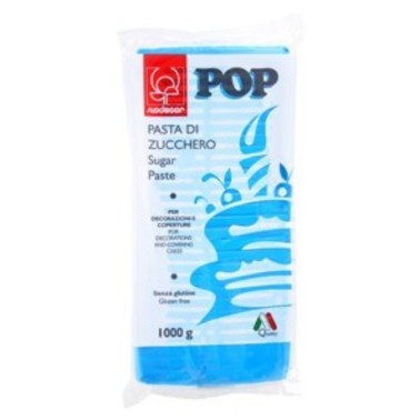Pasta di zucchero MODECOR POP  azzurra 1 kg