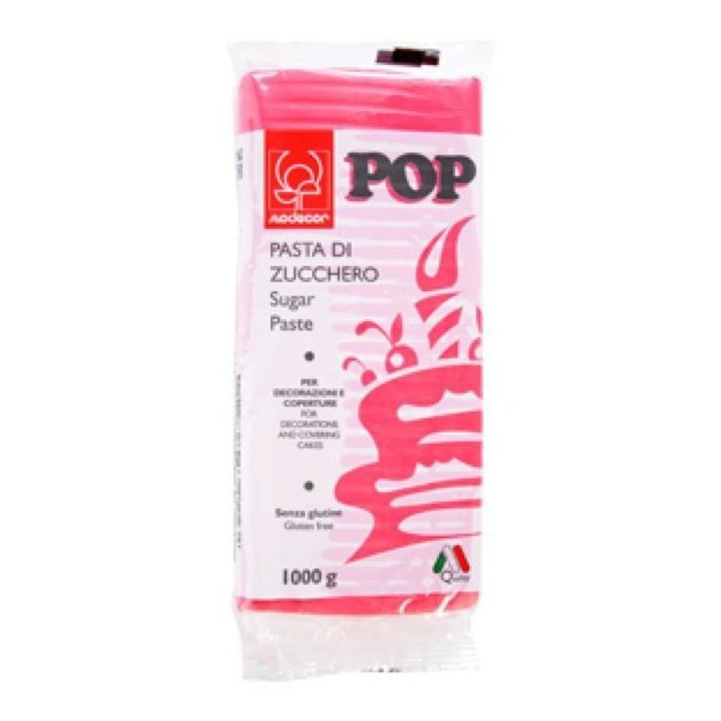 Pasta di zucchero MODECOR POP fucsia 1 kg