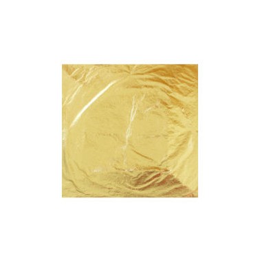Foglio d'oro commestibile 24 carati Sugarflair 8 x 8 cm