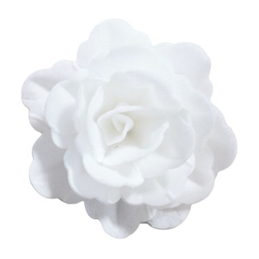 Pink medium white 18 pieces Flowers in a wafer