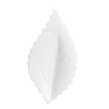 100 pieces white wafer leaf 