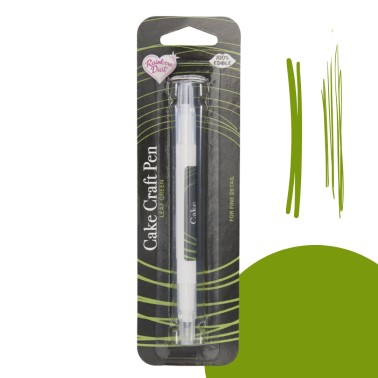 Pennarello alimentare doppia punta Leaf green