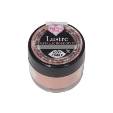 Colorante polvere EDIBLE SILK - METALLIC - ROSE GOLD 