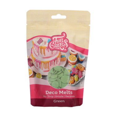 Deco Melts verde FunCakes 250 g