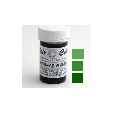 Sugarflair Paste Colour CHRISTMAS green, 25gr - Sugarflair in vendita su Sugarmania.it